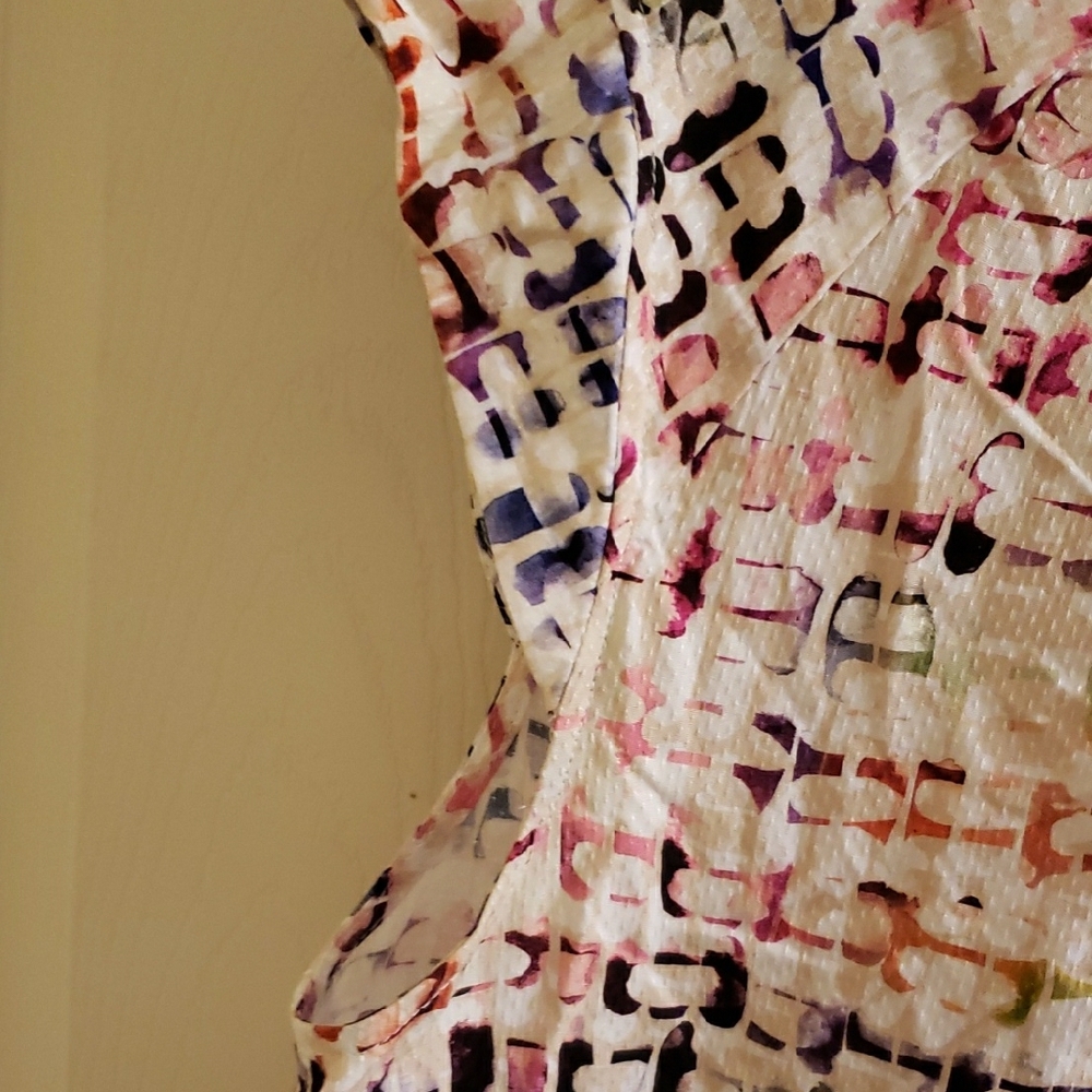 Multicolor Patterned Blouse - Picture 4 of 7